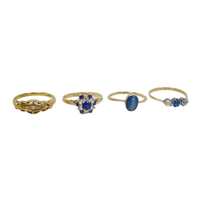 Lot 110A - 4 Assorted Gold Rings.
