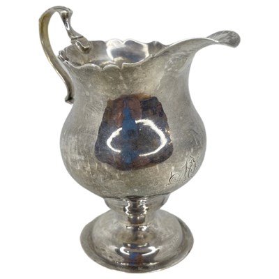 Lot 36 - Early Georgian Silver Cream Jug.  83 g. London 1767