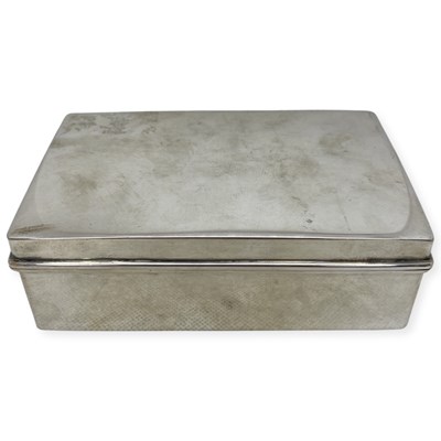 Lot 63 - Chinese Silver Table/Cigar Box. Marks to Base.